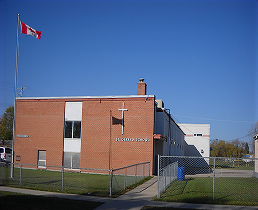 St. Gerard School building viewed from the street